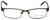 Jones New York Designer Eyeglasses J326 in Dark Brown 56mm :: Custom Left & Right Lens