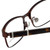 Jones New York Designer Eyeglasses J326 in Dark Brown 56mm :: Custom Left & Right Lens