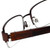 Jones New York Designer Eyeglasses J331 in Dark Chocolate Brown 52mm :: Custom Left & Right Lens