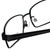 Jones New York Designer Eyeglasses J340 in Black 53mm :: Custom Left & Right Lens