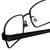 Jones New York Designer Eyeglasses J340 in Black 53mm :: Progressive