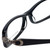 Jones New York Designer Eyeglasses J738 in Black 52mm :: Rx Single Vision