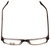 Gotham Style Designer Eyeglasses G232 in Brown 60mm :: Rx Single Vision