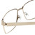 Gotham Style Designer Eyeglasses GS14 in Gold 59mm :: Rx Single Vision