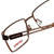 Converse Designer Eyeglasses K008 in Brown 49mm :: Rx Bi-Focal