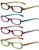 Calabria 837 Reading Glasses & Quad Case Gift Set