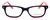 Ernest Hemingway Designer Eyeglasses H4617 in Black-Red 52mm :: Custom Left & Right Lens