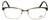 Cazal Designer Eyeglasses Cazal-4227-001 in Black Gold 53mm :: Custom Left & Right Lens