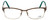 Cazal Designer Eyeglasses Cazal-4233-003 in Gold Green 53mm :: Custom Left & Right Lens