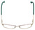 Cazal Designer Eyeglasses Cazal-4233-003 in Gold Green 53mm :: Custom Left & Right Lens