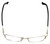 Cazal Designer Eyeglasses Cazal-4218-001 in Black Gold 55mm :: Rx Single Vision