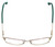 Cazal Designer Eyeglasses Cazal-4233-003 in Gold Green 53mm :: Rx Single Vision