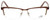 Cazal Designer Eyeglasses Cazal-4235-001 in Plum Gold 54mm :: Rx Single Vision