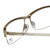 Cazal Designer Eyeglasses Cazal-4218-002 in White Gold 55mm :: Rx Bi-Focal