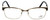 Cazal Designer Eyeglasses Cazal-4227-001 in Black Gold 53mm :: Rx Bi-Focal