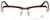 Cazal Designer Eyeglasses Cazal-4236-002 in Brown Leopard 54mm :: Rx Bi-Focal