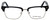 Ernest Hemingway Designer Eyeglasses H4828 in Matte Black Silver 53mm :: Custom Left & Right Lens