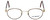 Front View of Gotham Style Reading Glasses GS14 in Brown with Blue Light Filter + A/R Lenses