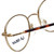 Close up View of Gotham Style Reading Glasses GS14 in Brown with Blue Light Filter + A/R Lenses