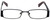 Calabria Designer Eyeglasses 812-BLK in Black 49mm :: Custom Left & Right Lens