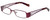 Calabria Designer Eyeglasses 812-PUR in Purple 49mm :: Custom Left & Right Lens