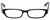 Calabria Designer Eyeglasses 820-BLK in Black 50mm :: Rx Single Vision