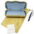 Gucci Hard Velvet Eyeglass/Sunglass Case in Yellow