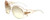 Gianfranco Ferre GFF591S Designer Sunglasses in Transparent Peach