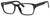 Esquire Designer Eyeglasses EQ1538-BLK in Black 55mm :: Rx Bi-Focal