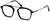 Tod's Designer Eyeglasses TO5182-001 in Black 49mm :: Custom Left & Right Lens