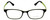Calabria Vivid 2001 Designer Reading Glasses in Black Green 52 mm CHOOSE POWER