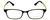 Calabria Viv 2001 Designer Eyeglasses in Black Green :: Custom Left & Right Lens