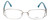 Fendi Designer Eyeglasses F848R-028 in Blue Jean 54mm :: Custom Left & Right Lens