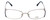 Fendi Designer Eyeglasses F960-030 in Nickel 52mm :: Rx Single Vision