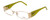 Fendi Designer Eyeglasses F923R-714 in Gold Green 52mm :: Rx Single Vision