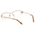 Fendi Designer Eyeglasses F612R-757 in Gold 54mm :: Progressive