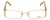 Fendi Designer Eyeglasses F923R-714 in Gold Green 52mm :: Progressive