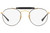 Ray Ban Prescription Eyeglasses RX3747V-2946-47 Gold/Black 47mm Progressive Lens