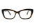 Gucci Designer Reading Eye Glasses in Gloss Havana GG0165O-002-51 mm
