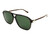 Gucci Designer Sunglasses Dark Havana/Tortoise/Polarized Green Lens GG0016S-007