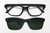EyeBobs Sticky Business Reading Eye/Sun Glasses 930-00 Matte Black Polarized Grey