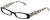 EyeBobs Think Eye Designer Reading Eye Glasses in Black/White/Clear 50mm