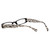 EyeBobs Think Eye Designer Reading Eye Glasses in Black/White/Clear 50mm