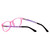 NY Eye Enhance Kids Prescription Glasses EN4132 46mm Crystal Pink/Matte Black Rx