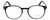 NY Eye Enhance Kids Reading Glasses Glossy Matte Black/Crystal Clear EN4119 46mm