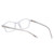 EyeBobs Firecracker Designer Reading Eye Glasses 2604-51 Matte Crystal 47mm