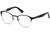 Diesel Designer Reading Glasses DL5236 001 in Black Silver :: Custom L&R Lens