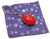 Holiday Christmas Theme Cleaning Cloth Happy Holiday Purple Snowflake