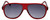 Guess Designer Sunglasses Matte Burgundy Red/Grey Gradient Lens GF5042-70B 57mm