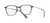 Ray Ban Prescription Eyeglasses RB8955-5757-53mm Shiny Grey/Silver Custom Lenses